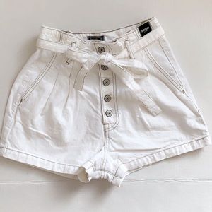 Abercrombie & Fitch Denim Shorts White sz 25 0